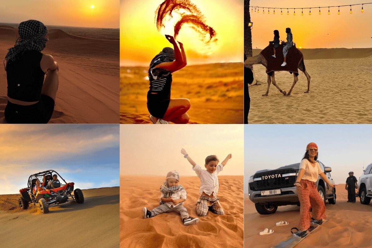 classic evening desert safari dubai